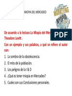 Taller La Miopia Del Mercadeo