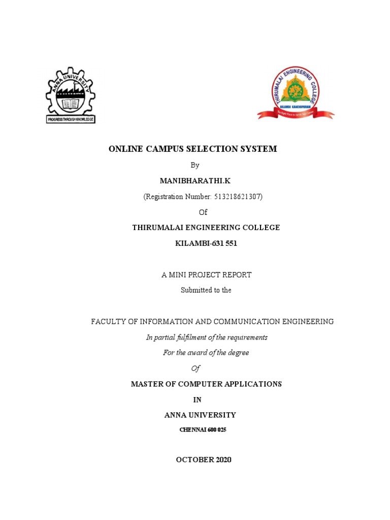 Mini Project PDF | PDF | Thesis | Information Technology Management
