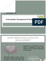 Lesson 3:: Total Quality Management Principle