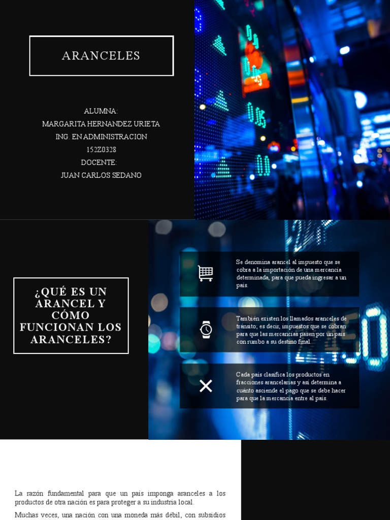Tipos de Aranceles en México | PDF | Arancel | aduana