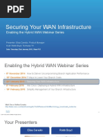 Securing Your WAN Infrastructure: Enabling The Hybrid WAN Webinar Series