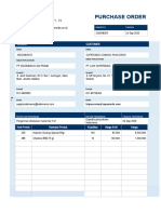 Dian Sanjaya Purchase Order