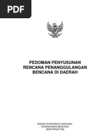 Pedoman Penyusunan Rencana Penanganan Bencana di Daerah