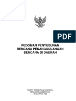 Pedoman Penyusunan Rencana Penanganan Bencana Di Daerah