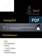 Java 04: Swing GUI Dalam Java UI