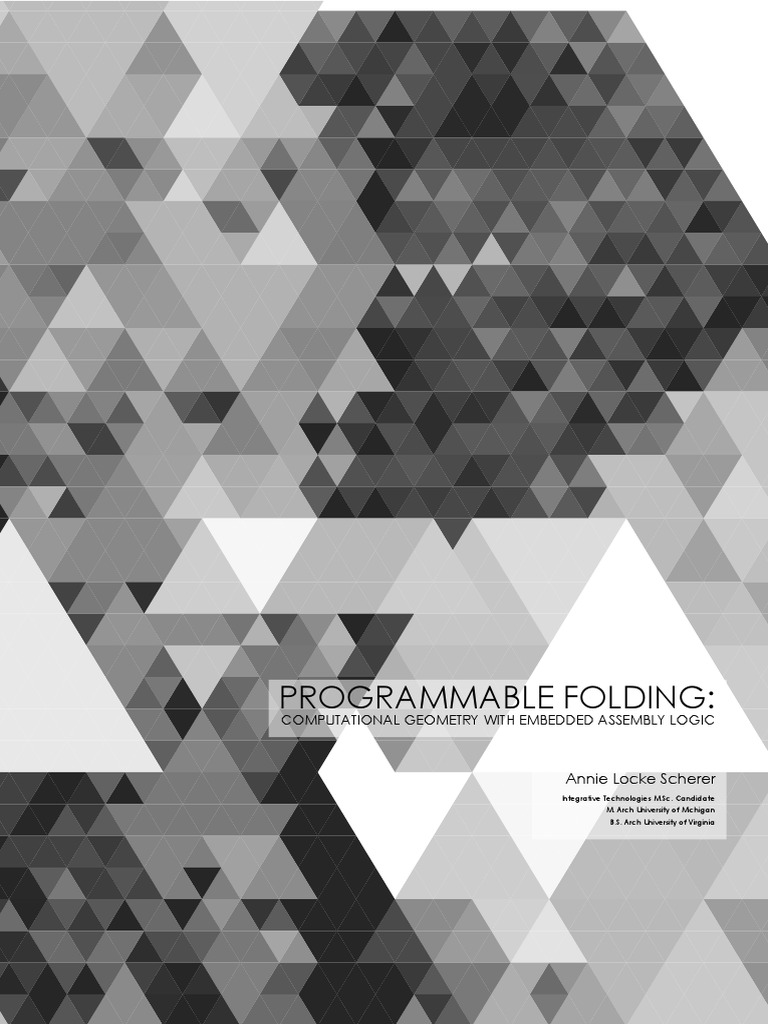 Programmable Folding: Kirigami in Design | PDF | Curvature | Triangle