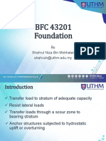 BFC 43201 Foundation: by Shahrul Niza Bin Mokhatar Shahruln@uthm - Edu.my