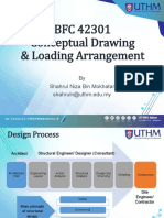 BFC 42301 Conceptual Drawing & Loading Arrangement: by Shahrul Niza Bin Mokhatar Shahruln@uthm - Edu.my