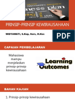 Prinsip-Prinsip Kewirausahaan