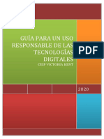 Guía para Un Uso Responsable de Las Tecnologías Digitales