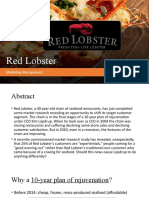 Red Lobster: Marketing Management