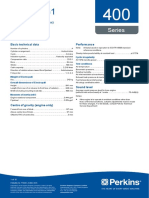 Perkins 404A-22G Engine Data Sheet