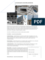 Different Types of Precast Concrete Products - Constro Facilitator