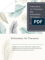 5-Perhitungan Kebutuhan Air Tanaman & Irigasi - PPTX (New) PDF