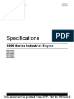 Specifications: 1600 Series Industrial Engine