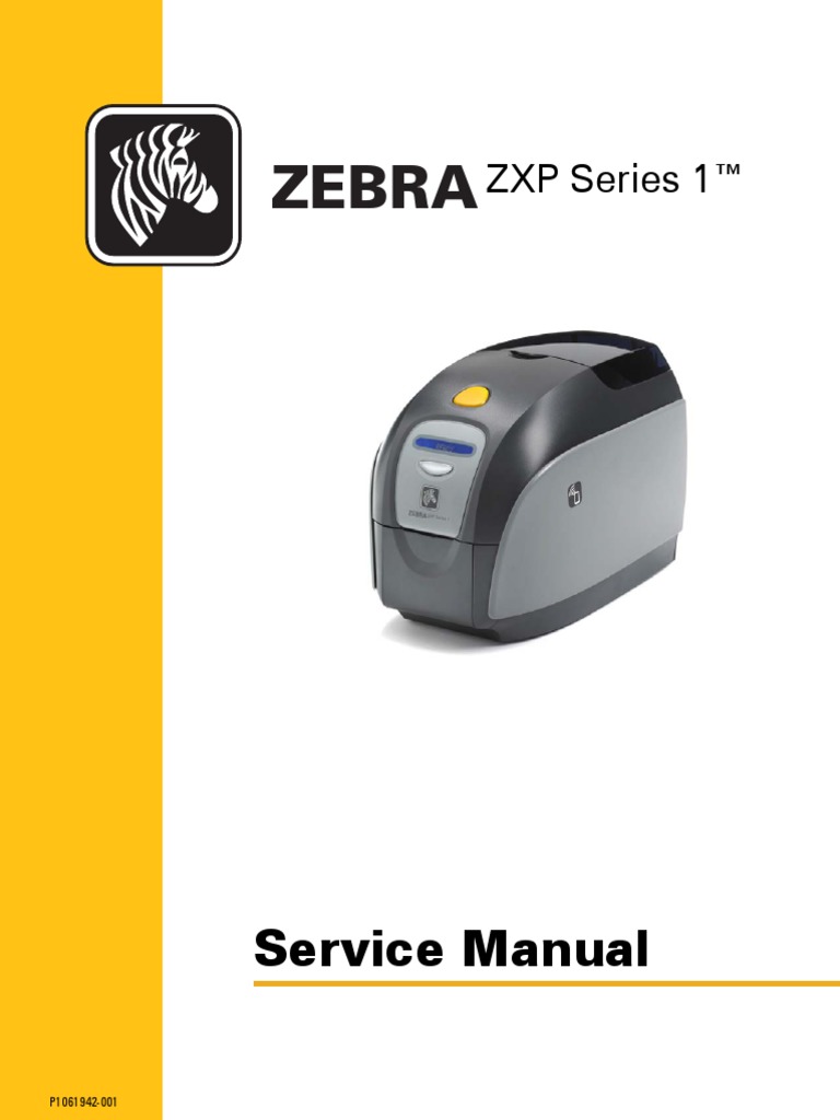 ZXP 1 Series PDF | PDF | Printer (Computing) | Ac Power Plugs And