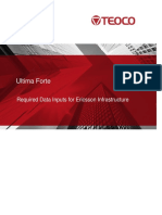 Ultima Forte Required Data Inputs For Ericsson Infrastructure PDF