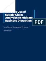 Effective Use of Supply Chain Analytics To Mitigate Business Disruptions PDF