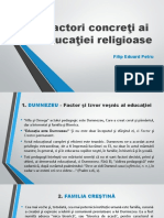 Factori Concreţi Ai Educaţiei Religioase