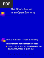 The Goods Market in An Open Economy