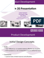 Product Development Team 20 Robot Presentation