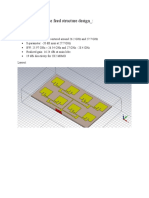 8 Element Corporate Feed Structure Design