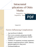 Intracranial Complications of OM