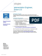 Specialist - Implementation Engineer, Poweredge Version 2.0: Certification Description