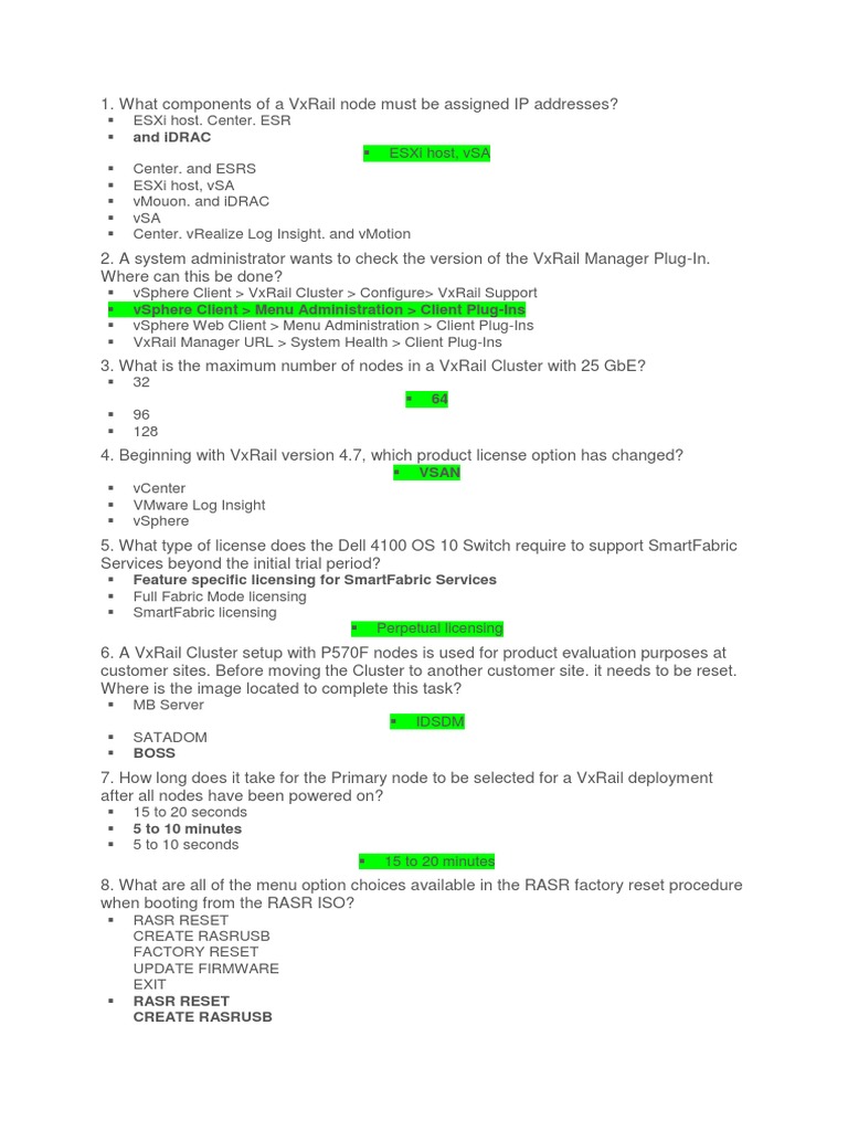 Implementation VxRAIL DS6321 PDF | PDF | Computer Cluster | Domain Name ...