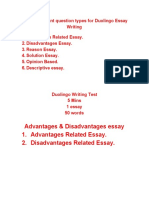 Advantages & Disadvantages Essay 1. Advantages Related Essay. 2. Disadvantages Related Essay