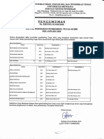 Daftar Pembimbing Tugas Akhir