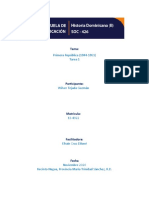 Historia Dominicana II. Tarea 1.