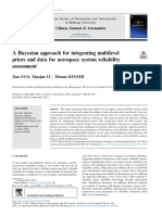 A Bayesian Approach For Integrating Multilevel Priors and Data For Aerospace System Reliability Assessment