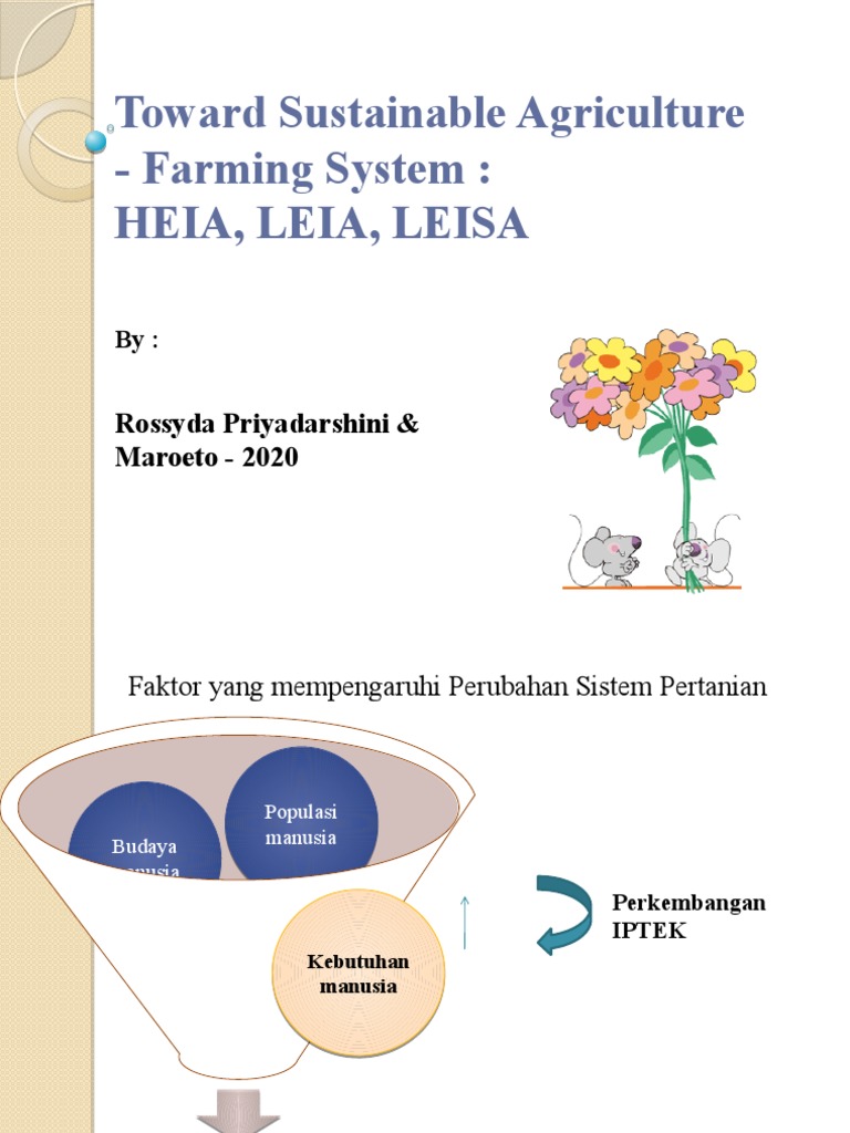 Sistem Pertanian: HEIA, LEIA, LEISA | PDF
