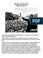 martin luther king i have a dream espanol