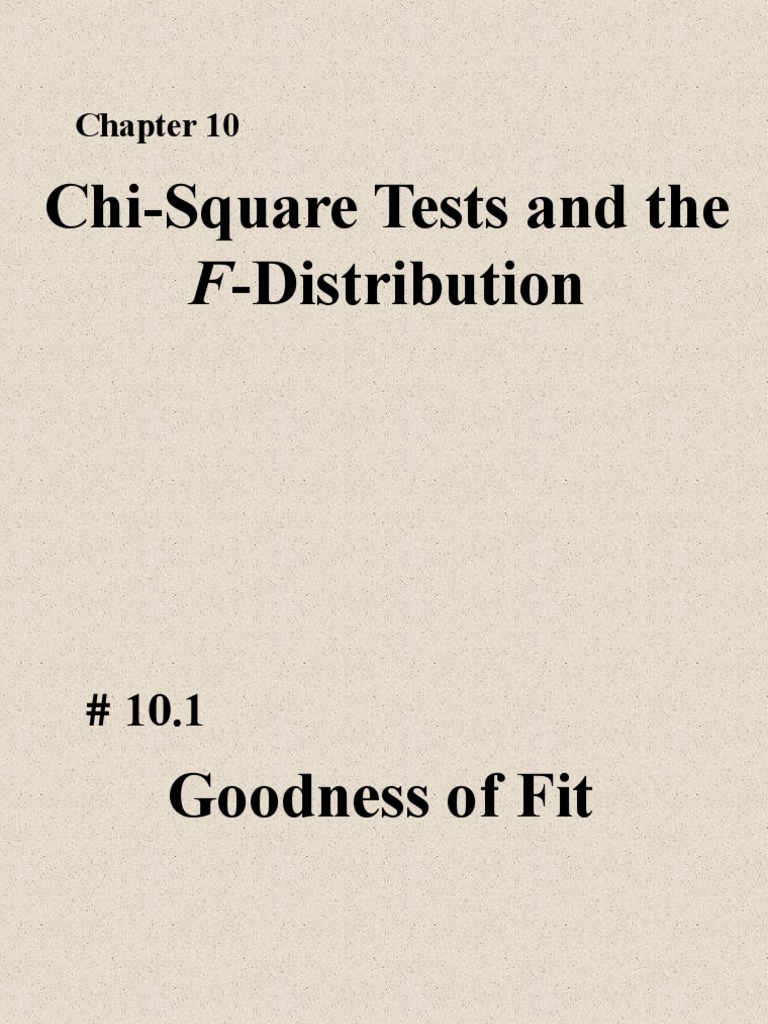 Chi-Square Tests and Degrees of Freedom | PDF | Goodness Of Fit ...