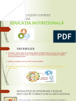 Educația Nutrițională