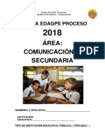 Comunicación 5° Sec