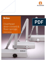 Overhead Door Closers & Floor Springs: Product Overview
