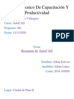 Resumen AutoCAD Johan Saban