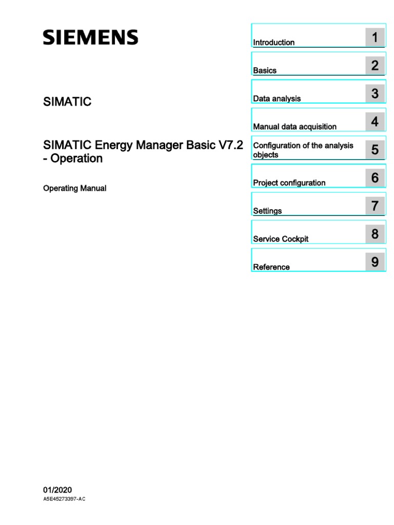 Simatic Energy Manager Basic Operating Manual en-US en-US | PDF