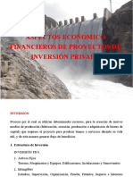 Aspectos económicos y financieros de proyectos de inversión privada