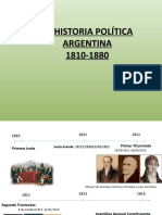 LA HISTORIA ARGENTINA 1810-1880