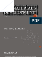 Getting Started with ELT Materials Development