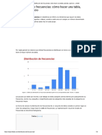 Distribucion de Frecuencias