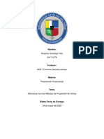 Métodos de Proyección de Ventas PDF