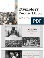 Etymology Study - Bell