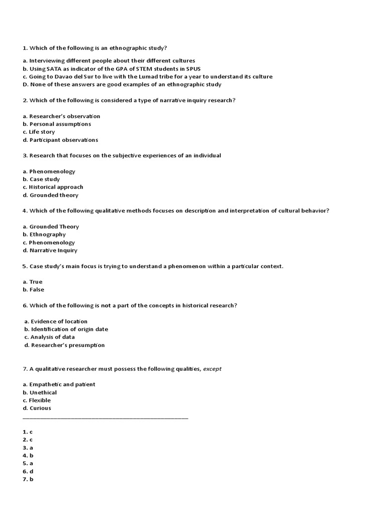 QUIZ | PDF