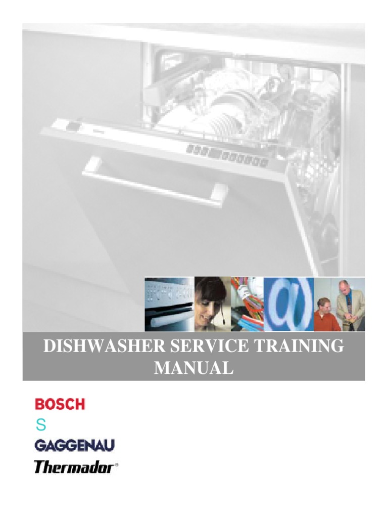 Bosch Dishwasher Service Training Manual Part1 PDF PDF Dishwasher