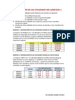 Distribución de Las Utilidades Del Ejercicio PDF